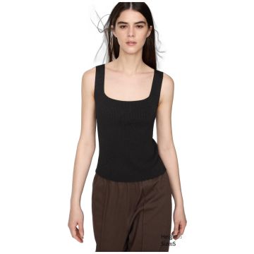 C 3D Knit Ribbed Square Neck Sweater UNIQLO