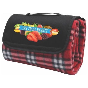 Antigua Picnic Rug-Red Check