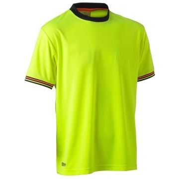 Hi Vis Polyester Mesh T -Shirt - Yellow