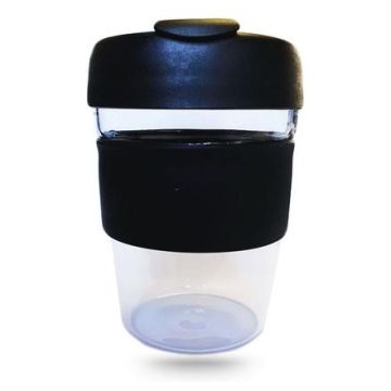 350ml Reusable Glass Coffee Cup
