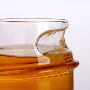 Whiskey Glass With Cigar Holder