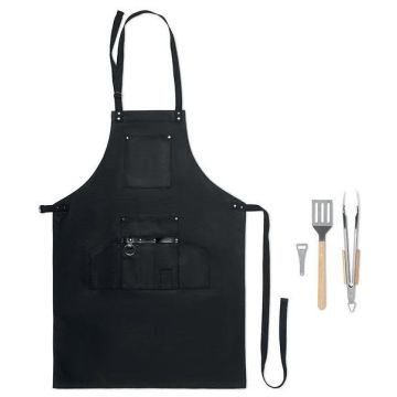 BBQ Waxed Canvas Apron Set
