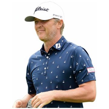 FootJoy Lisle Golf Print Polo