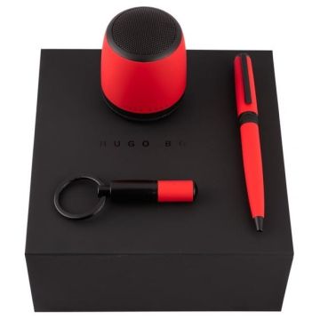 Set Gear Matrix Red (ballpoint Pen, Key Ring & Speaker)