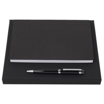 Set Hugo Boss (Metal ballpoint Pen & Note Pad A5)