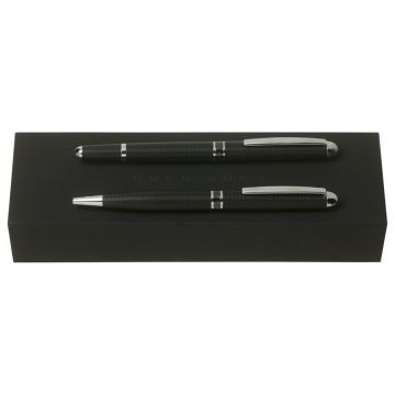 Set Framework Grid Black (ballpoint Pen & Rollerball Pen)