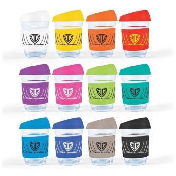 Vienna Glass Coffee Cup / Silicone Lid