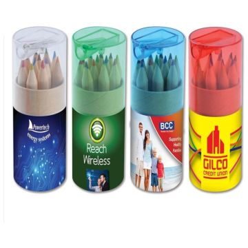 Coloured Pencils in Custom Design Tube