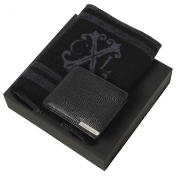 Set Christian Lacroix (Leather wallet & Scarve)