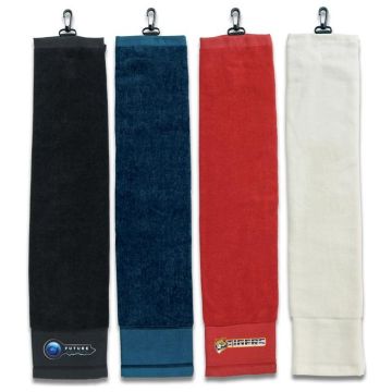 Pilu Terry Velour Golf Towel With Hook