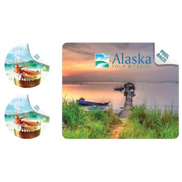 Mouse Mat & Coaster Set (Mouse Mat 230mm x 190mm Coaster 95mm x 95mm)