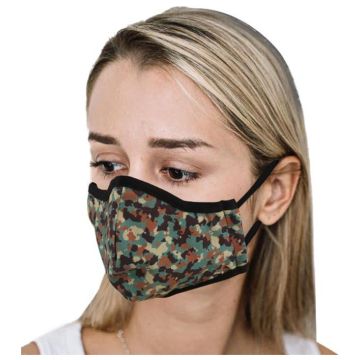 2-Ply Cotton Camouflage Reusable Face Mask