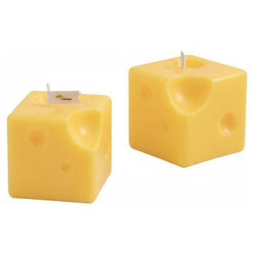 Square Shape Cheese Candles