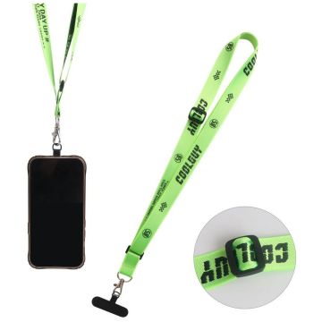 Adjustable Woven Phone Lanyard