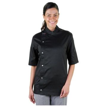 PROCHEF Tunic Black Short Sleeves Jacket