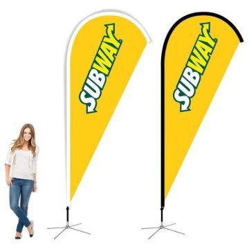 Medium Teardrop Banner