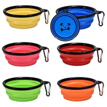 Silicone Custom Collapsible Pet Bowl