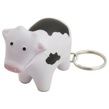 Stress Cow Key Ring
