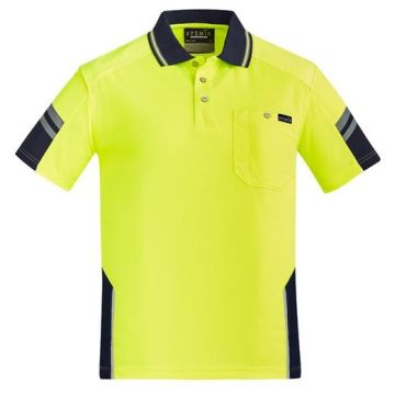 Mens Reinforced Hi Vis Squad S/S Polo