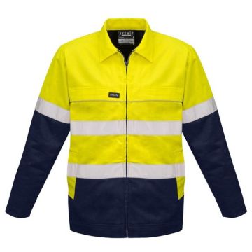 Mens Hi Vis Cotton Drill Jacket