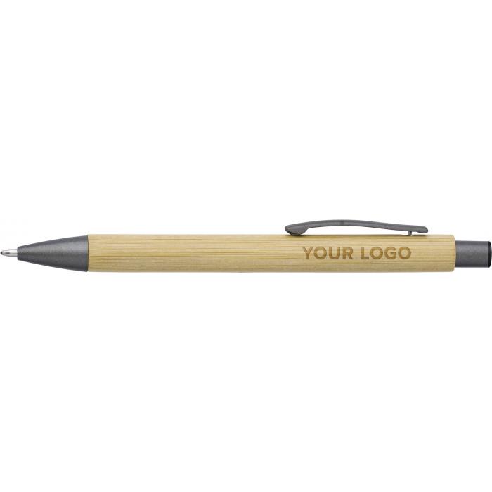 Bamboo and plastic ballpen Kalani