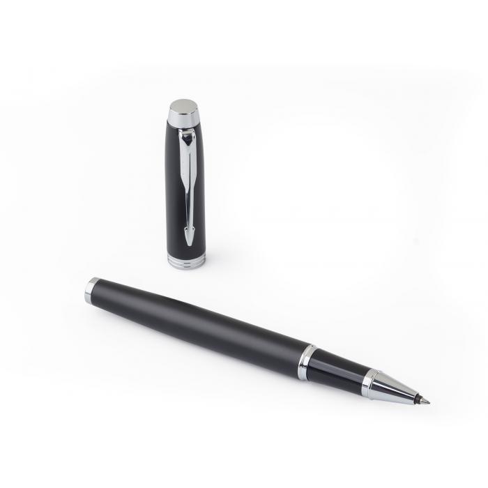 Custom Printed Promotional Parker IM Chrome rollerball pen NZ Custom Gear