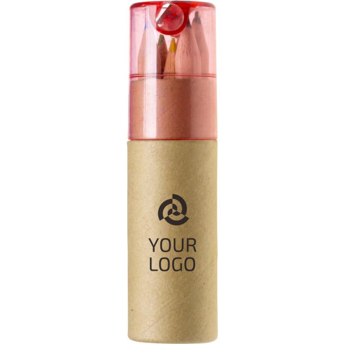 ABS and cardboard tube with pencils Libbie