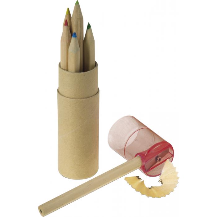 ABS and cardboard tube with pencils Libbie