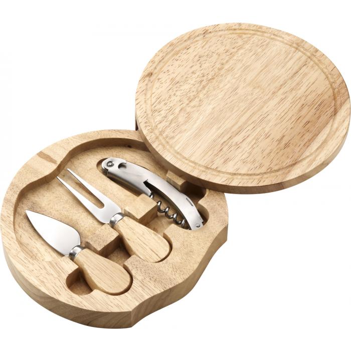 Wooden cheese plate set Bellamy