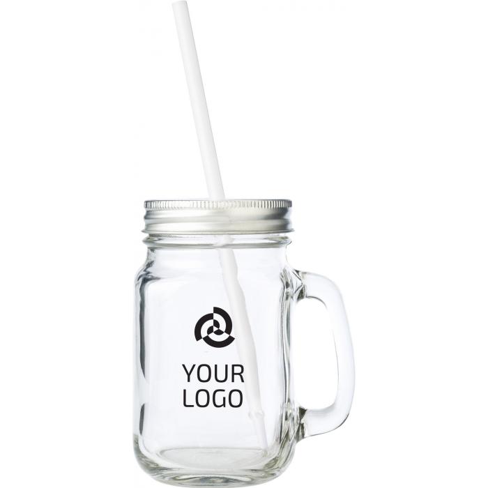 Glass mason jar Sakina