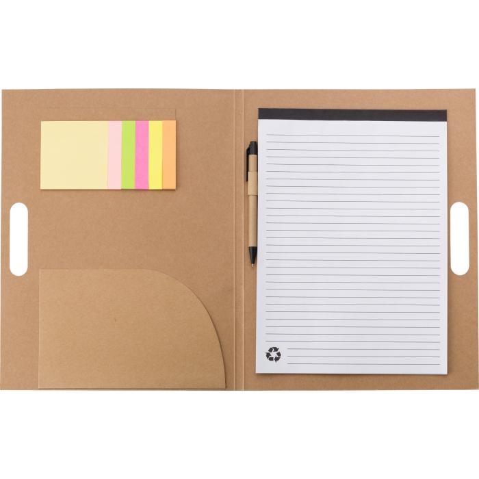 Cardboard memo folder Charlie
