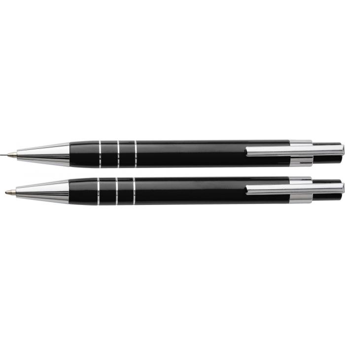 Aluminium writing set Hannah