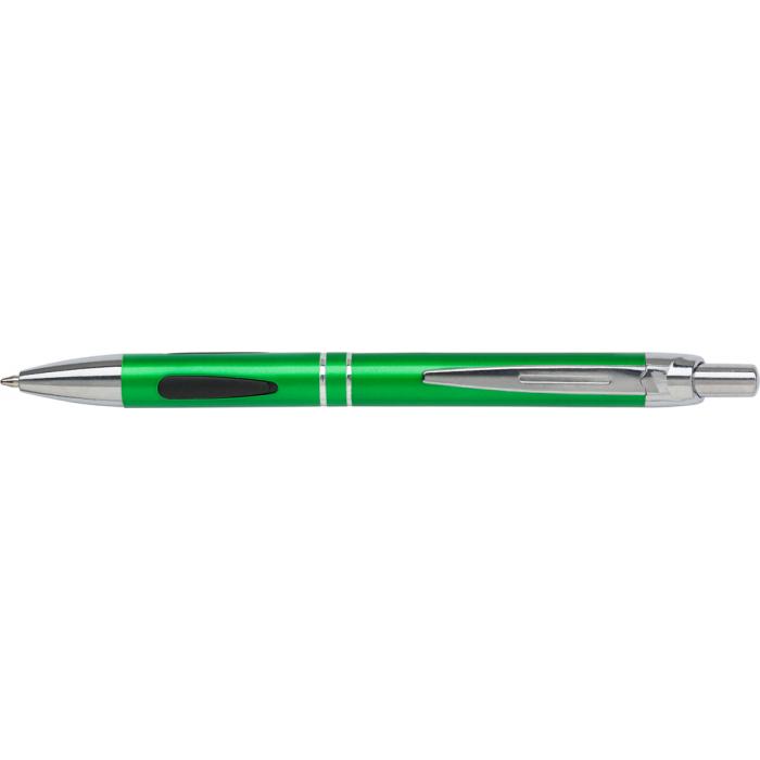 ABS ballpen with rubber grip pads Evie
