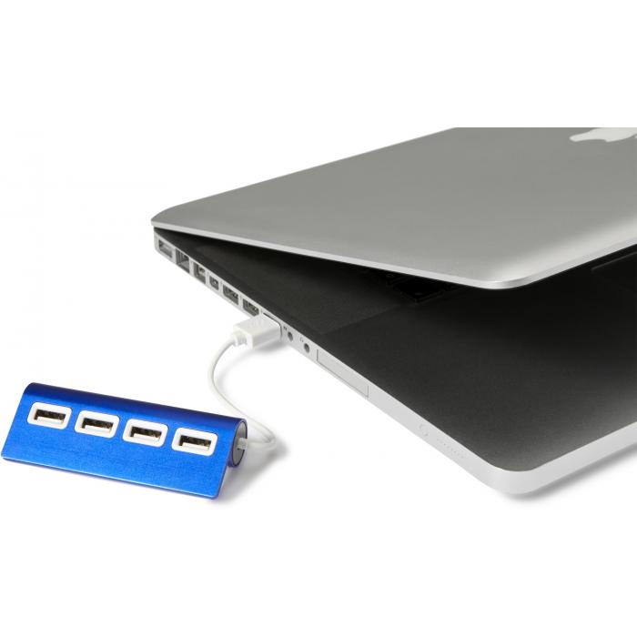 Aluminium USB hub Leo