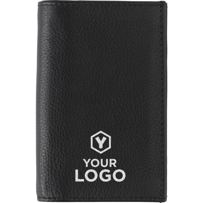 Split leather credit card wallet Roy