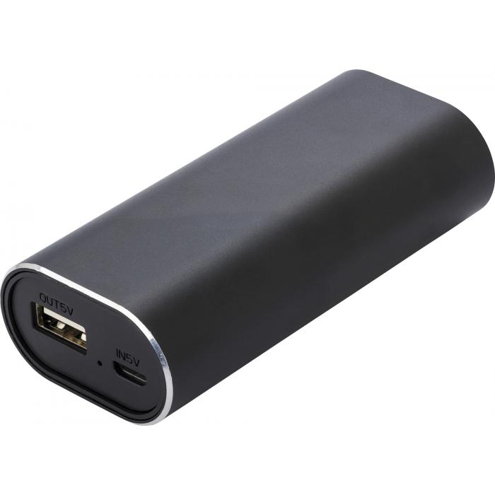 Aluminium 2-in-1 power bank Letitia