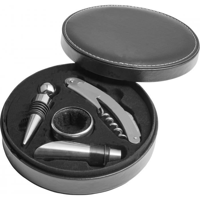 Stainless steel wine set