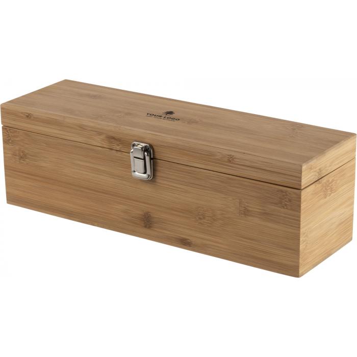 Bamboo wine gift set Gareth