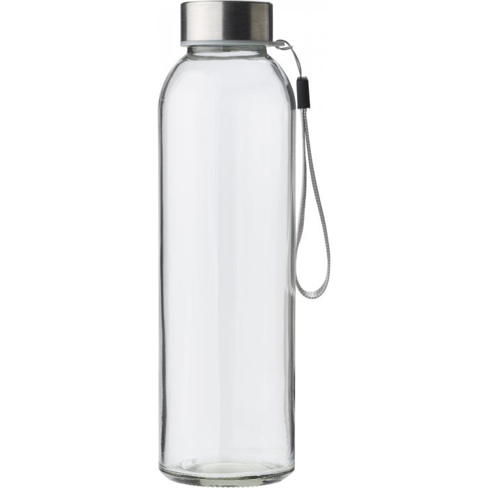 Glass bottle (500 ml) with neoprene sleeve Nika