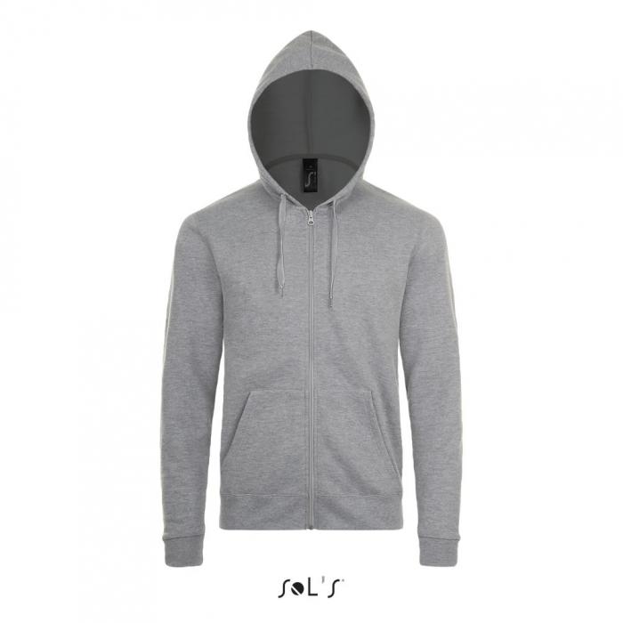 Stone Unisex Zip Hoodie