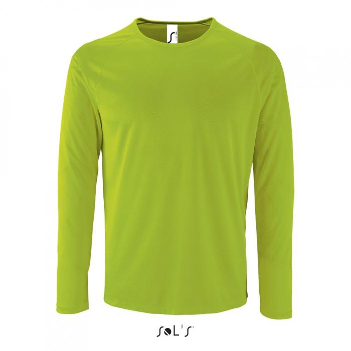 Sporty Men's Long Sleeve Sports T-shirt