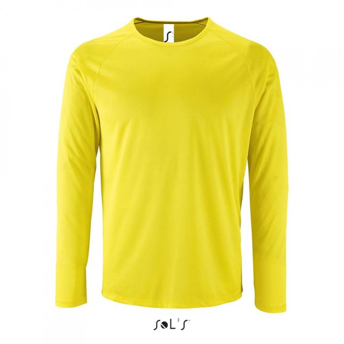 Sporty Men's Long Sleeve Sports T-shirt