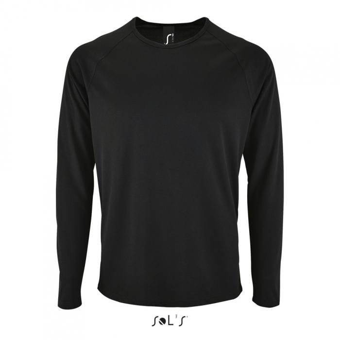 Sporty Men's Long Sleeve Sports T-shirt