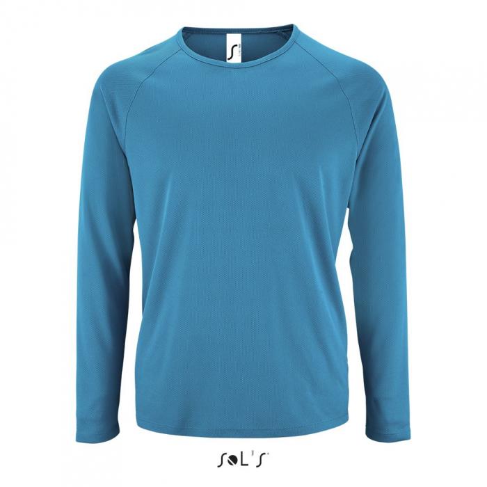 Sporty Men's Long Sleeve Sports T-shirt