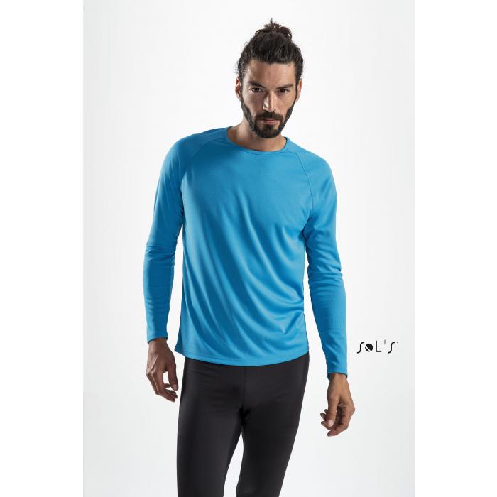 Sporty Men's Long Sleeve Sports T-shirt
