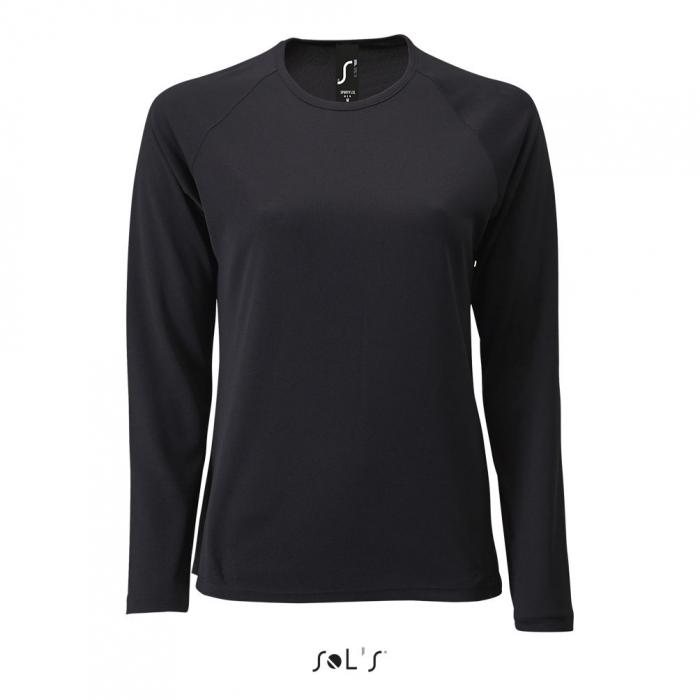 Sporty Women's Long Sleeve Sports T-shirt