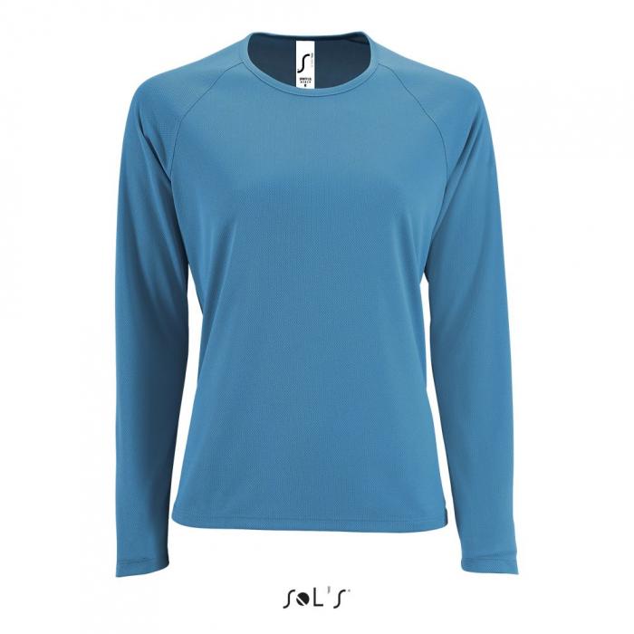 Sporty Women's Long Sleeve Sports T-shirt