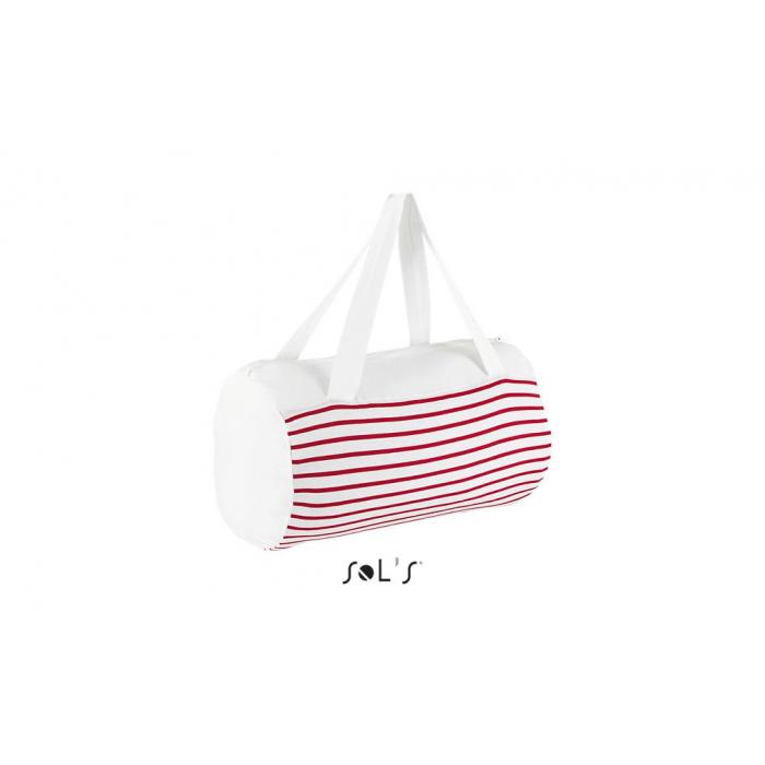 Sunset Striped Jersey Duffel Bag