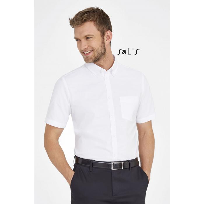 Brisbane Fit Short Sleeve Oxford Menâ€™s Shirt