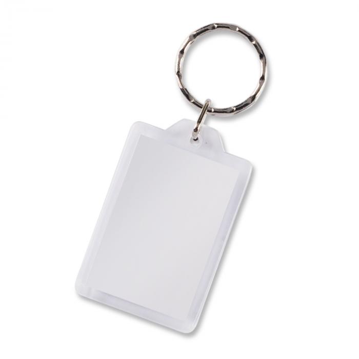 Rectangular Lens Key Ring